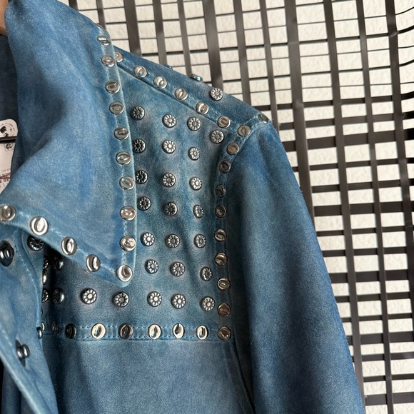 Free People We The Free Suzy Studded Suede Jacket - Picture 10 of 14